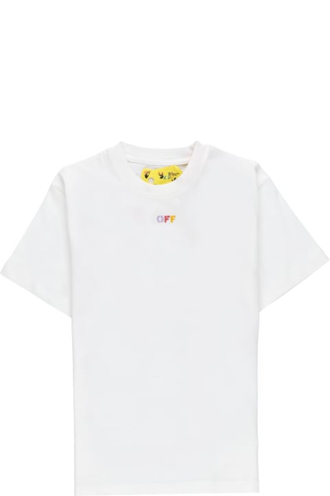 Topwear for Girls Off-White T-shirt With Logo