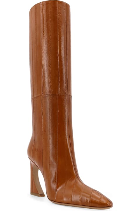 Homeware Fendi Fendi Arco Hagfish Leather Boots
