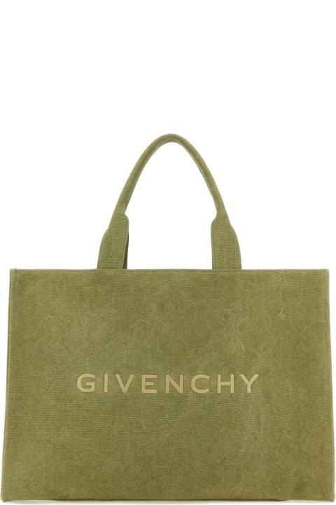 Givenchy Bags for Men Givenchy Khaki Canvas Givenchy Shopping Bag