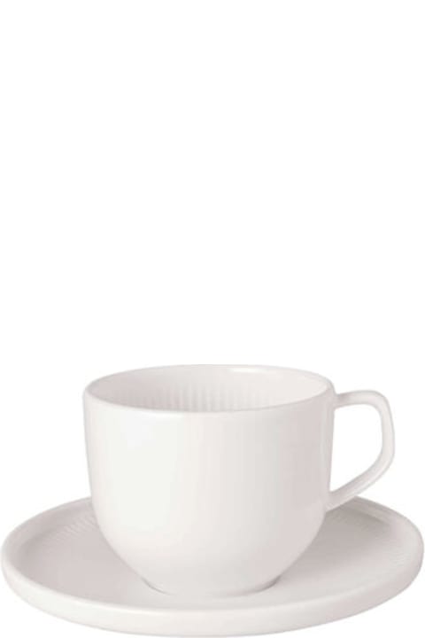 Villeroy & Boch لـ Women Villeroy & Boch Afina Tazza Set 6 Tazze Caffè Con Piattino