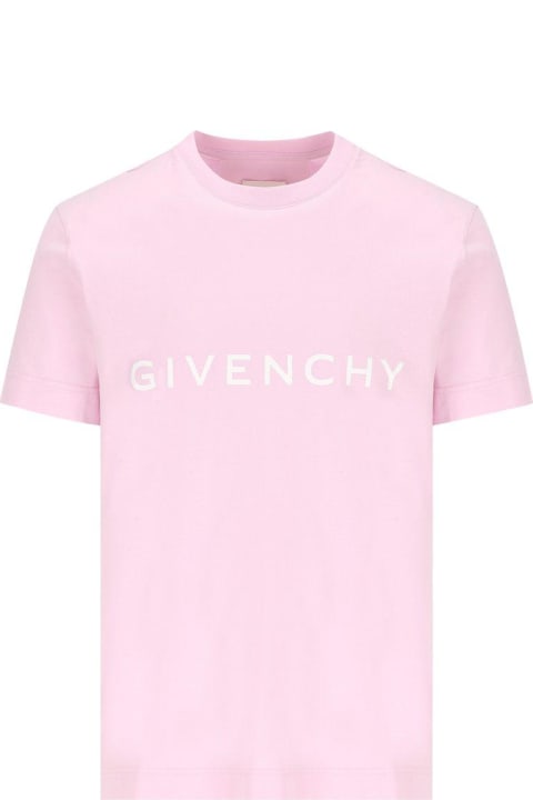 メンズ Givenchyのトップス Givenchy Logo Printed Crewneck T-shirt