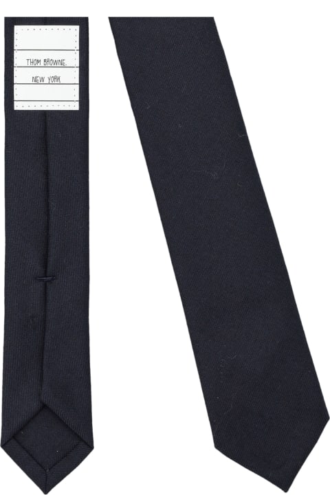 Ties for Men Thom Browne Super 120's Twill Necktie