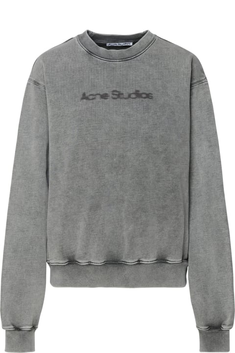 Acne Studios for Women Acne Studios Gray Cotton Sweatshirt