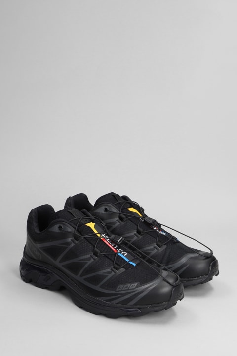 Salomon Shoes for Men Salomon Xt-6 Sneakers In Black Synthetic Fibers