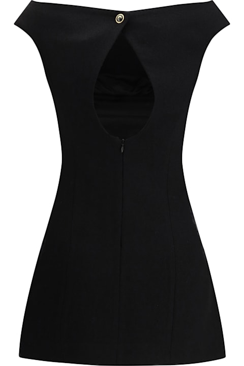 Homeware Marine Serre Wool Bouclé Sleeveless Mini Dress