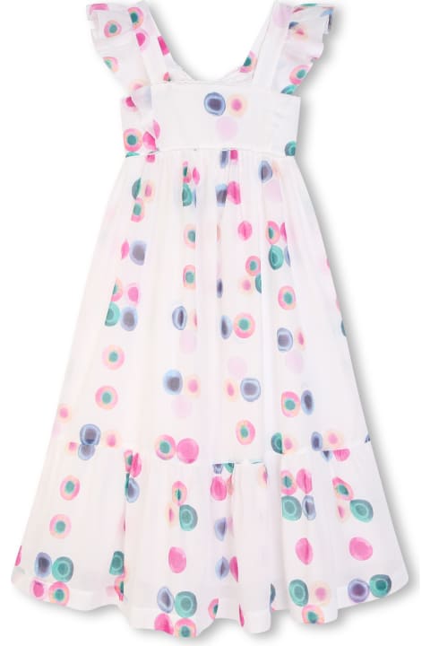 Chloé for Kids Chloé Dress With Graphic Print