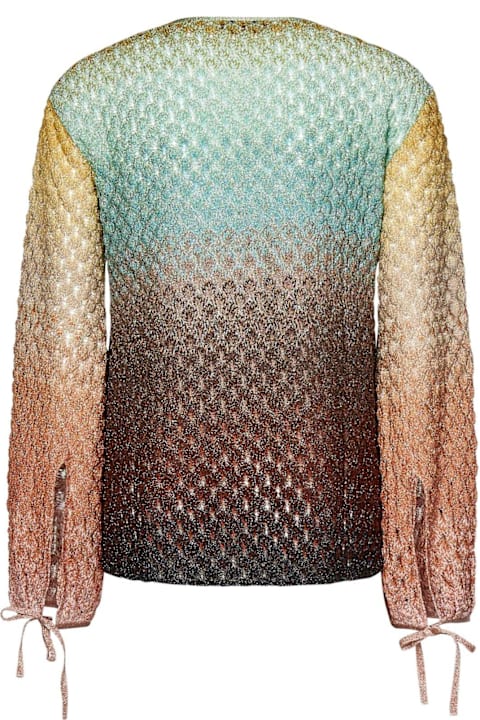 Missoni Clothing for Women Missoni V-neck Dégradé Lace Blouse