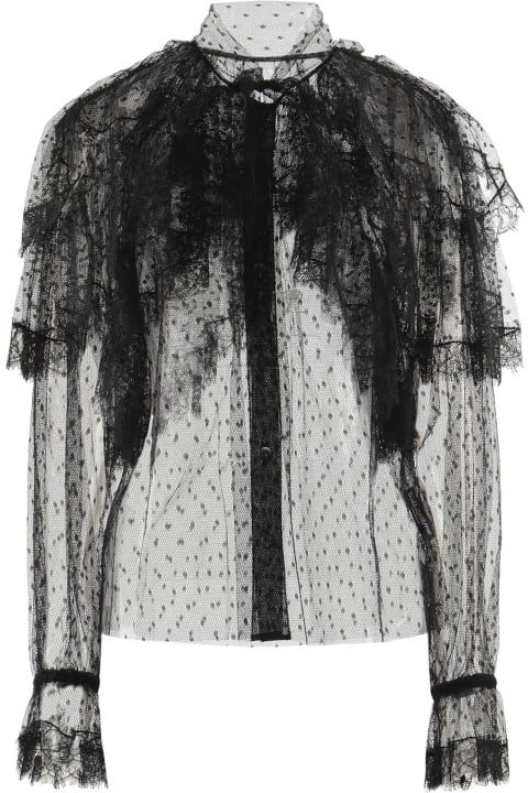 Fashion for Women Dolce & Gabbana Lace Ruffled Shirt