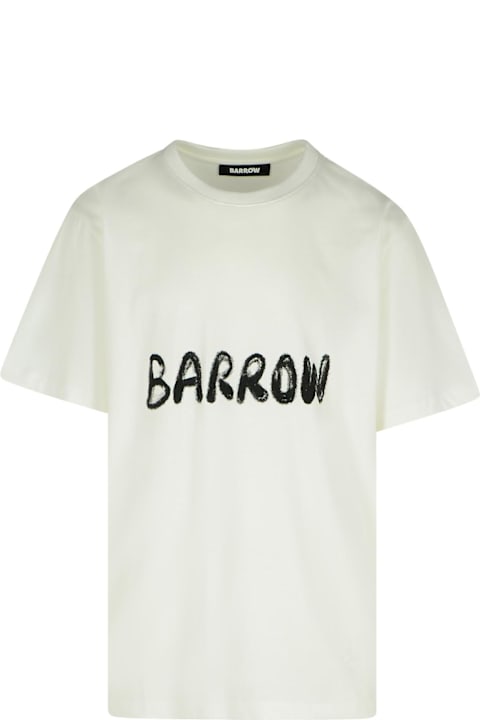 Barrow for Women Barrow White Cotton T-shirt