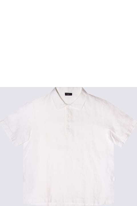 Il Gufo for Kids Il Gufo White Cotton Polo Shirt