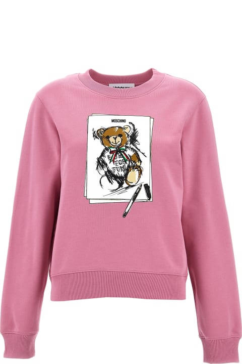 Moschino Fleeces & Tracksuits for Women Moschino Print Sweatshirt