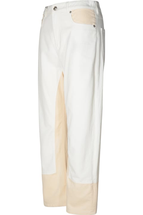 ウィメンズ SportMaxのパンツ＆ショーツ SportMax Zenica' White Cotton Pants