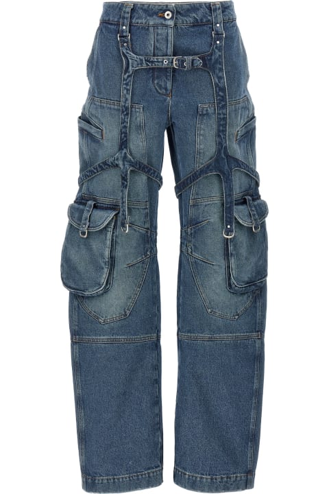 Jeans for Women Off-White Oversized Cargo Jeans