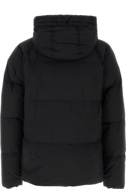 Ten C معاطف وجواكت لـ القسم الرجالي Ten C Black Nylon Artico Down Jacket