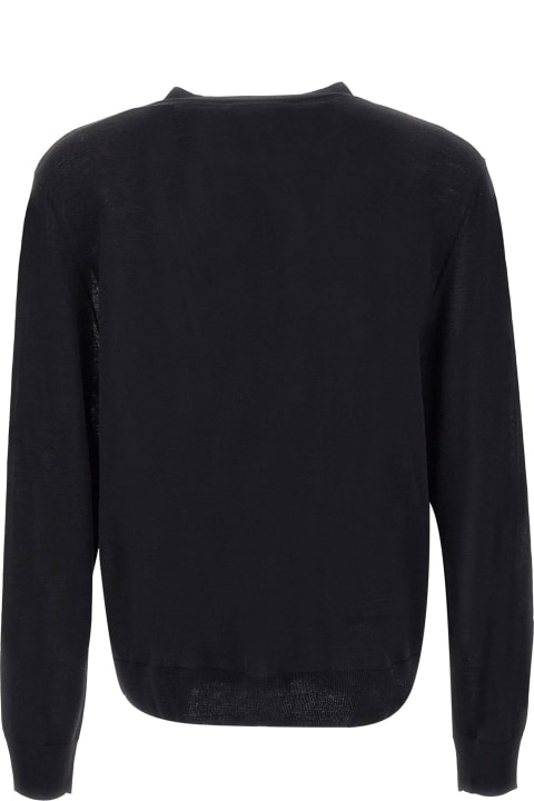 Dsquared2 Sale for Men Dsquared2 Crew-neck Wool Tricot Cardigan