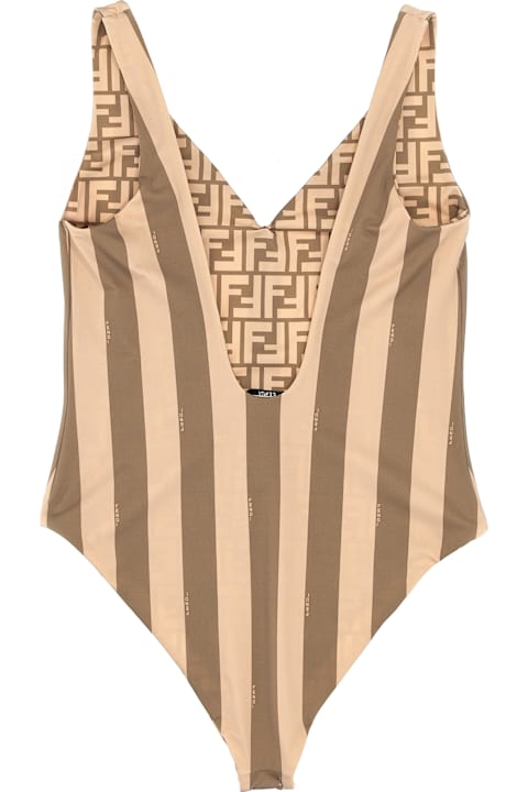 Swimwear for Women Fendi Reversible One-piece Swimsuit