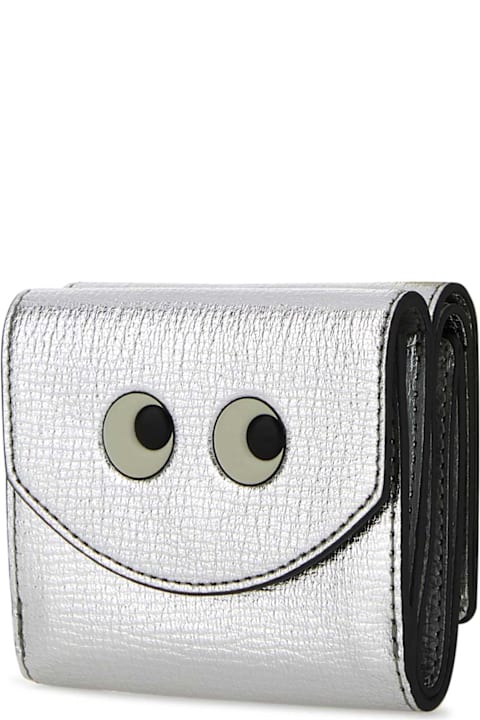 Anya Hindmarch for Women Anya Hindmarch Silver Leather Wallet