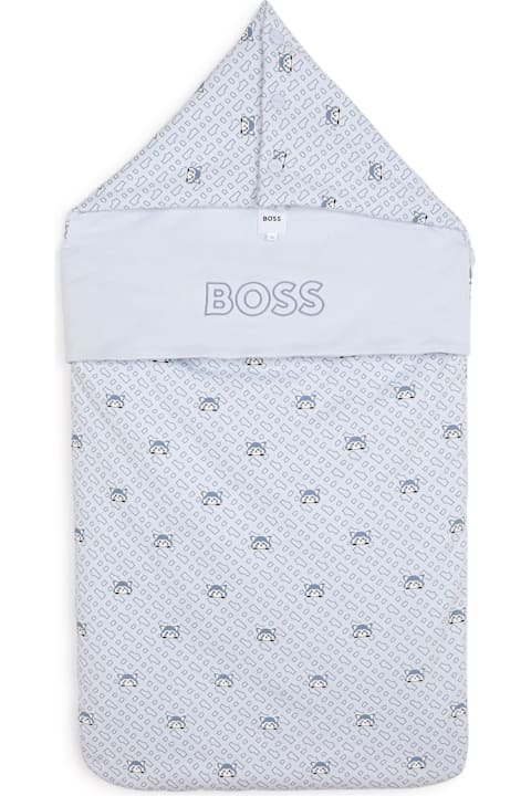 Hugo Boss Accessories & Gifts for Baby Girls Hugo Boss Sacca Nanna Con Ricamo