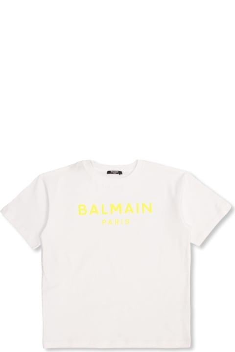 Balmain Kids Balmain Balmain Kids T-shirt With Logo