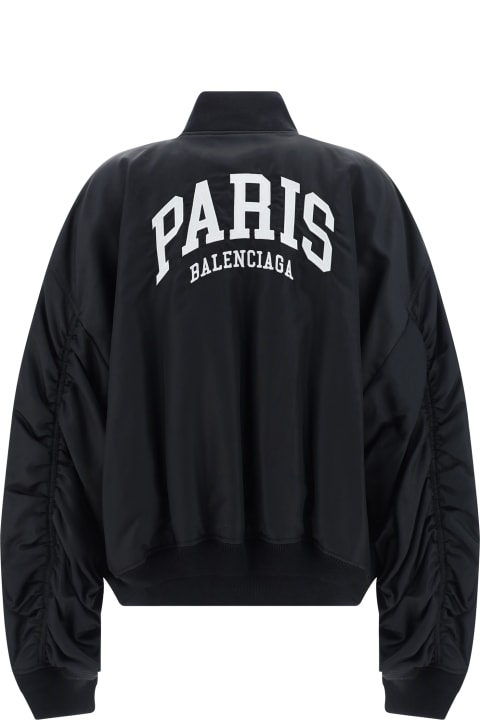 Balenciaga Clothing for Men Balenciaga Paris Varsity Jacket