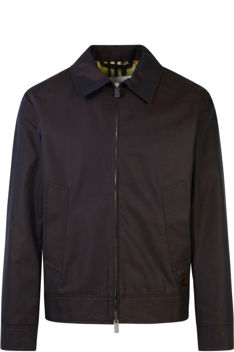 Burberry Coats & Jackets for Women Burberry Black Cotton Jacket