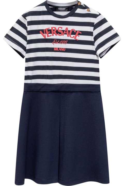 Topwear for Boys Versace Nautical Stripe Dress