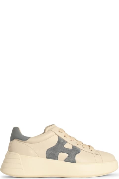 Homeware Hogan White Leather Sneakers