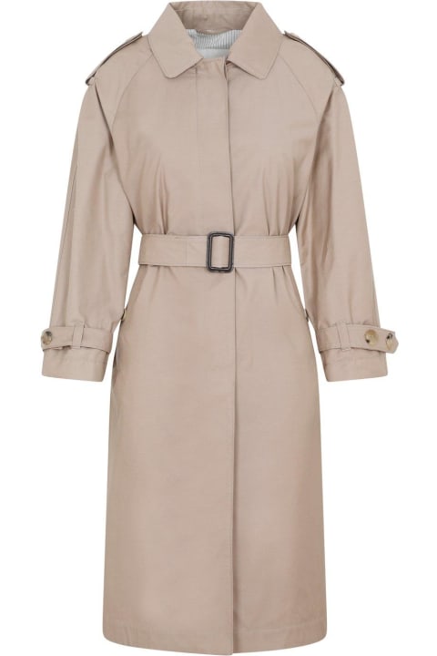 Belted Waist Trench Coat