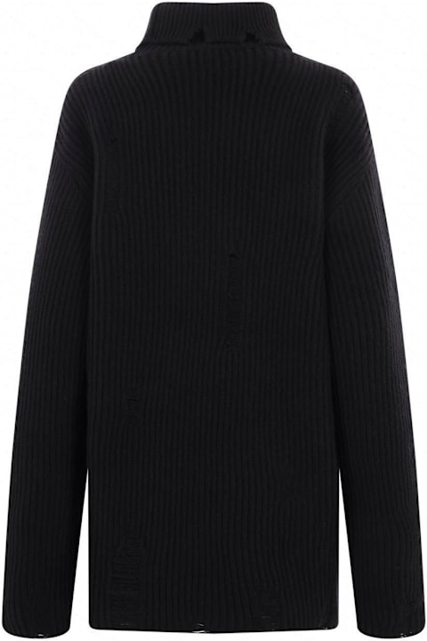 Ann Demeulemeester Sweaters for Women Ann Demeulemeester High-neck Long-sleeved Sweater