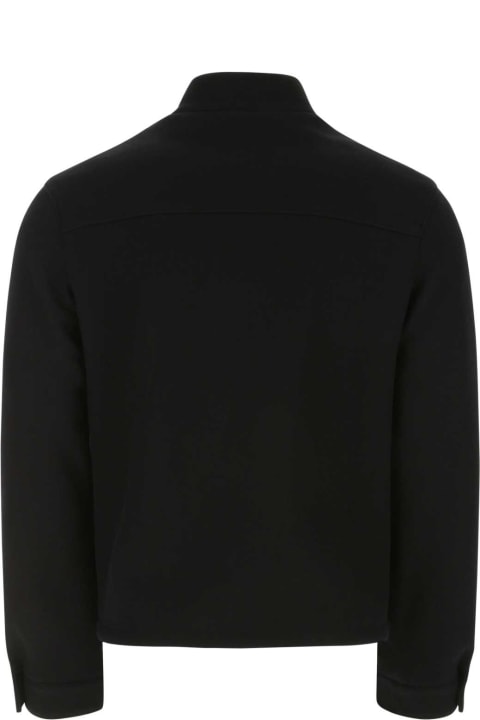 Coats & Jackets for Men Prada Black Felt Jacket