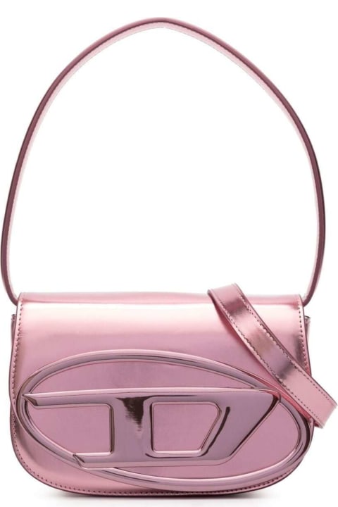 1DR Woman: Shoulder bag in mirrored leather