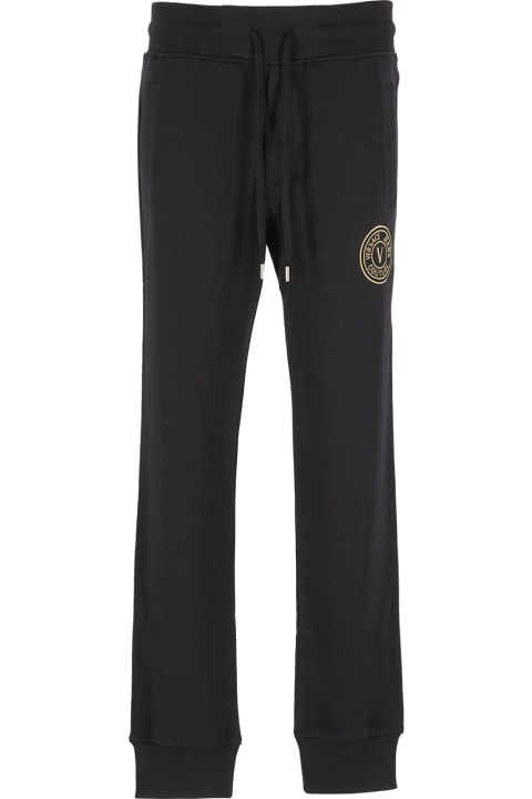 Versace Jeans Couture Fleeces & Tracksuits for Men Versace Jeans Couture Logo Embroidered Drawstring Waist Track Pants