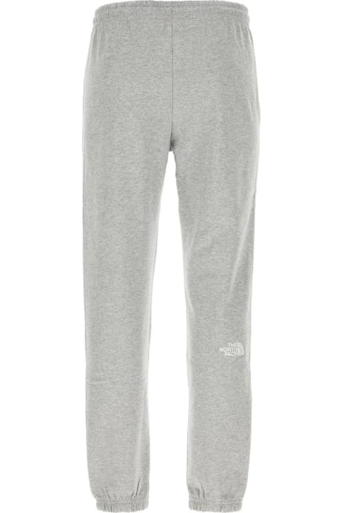 The North Face Fleeces & Tracksuits for Men The North Face Melange Grey Cotton Blend Joggers