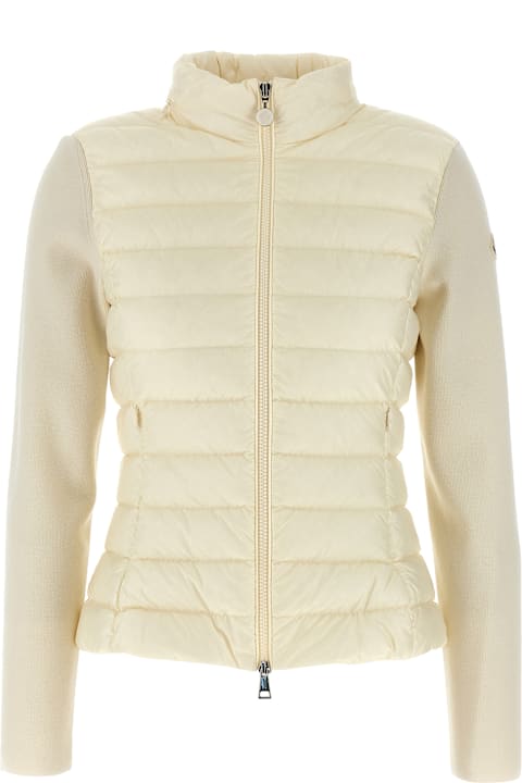 Moncler for Women Moncler Two-material Cardigan