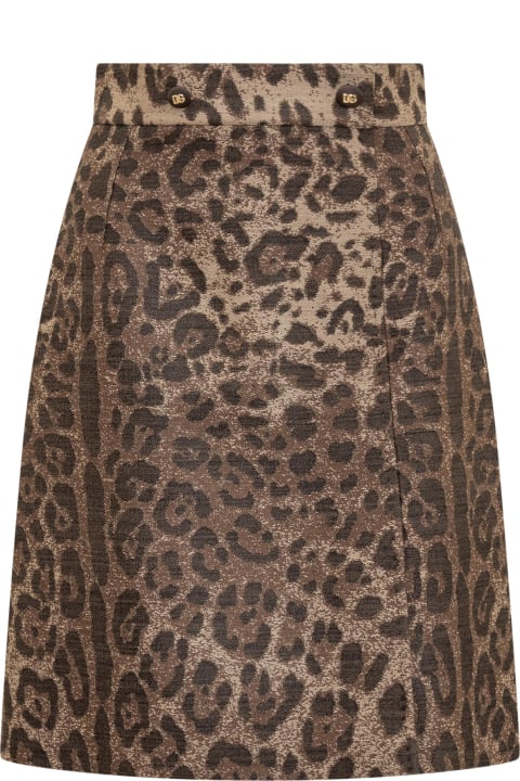 Dolce & Gabbana Clothing for Women Dolce & Gabbana Leopard Skirt