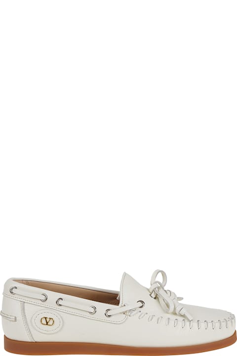 Homeware Valentino Garavani Boat Shoe | Palm Avenue | Bufalo/antique Brass Logo/rs