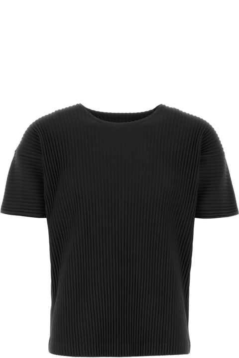 Black Polyester T-shirt