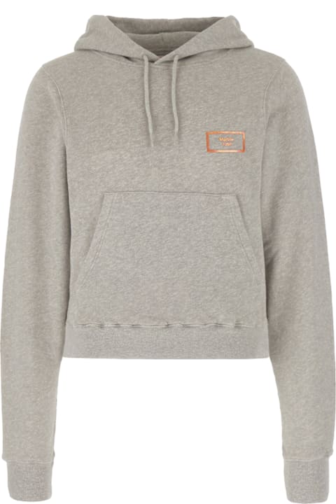 Martine Rose for Women Martine Rose Melange Grey Cotton Sweatshirt