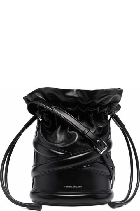 Totes for Women Alexander McQueen The Curve Bucket Bag