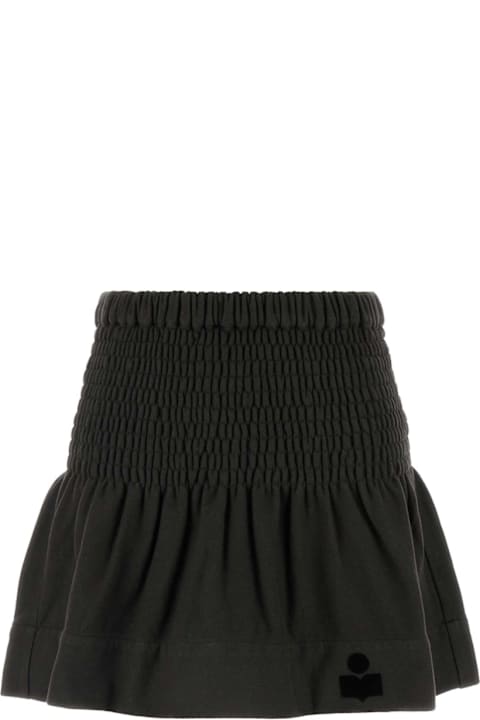 Homeware Marant Étoile Charcoal Cotton Pacifica Mini Skirt