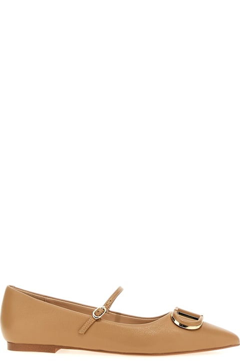Homeware TwinSet 
oval T
 Ballet Flats