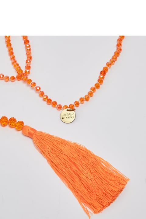 Malìparmi Necklaces for Women Malìparmi Collana Beaded Scarf Necklace