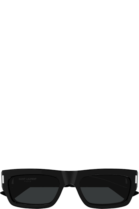 Saint Laurent Eyewear لـ Kids Saint Laurent Eyewear Saint Laurent Sl 837 Linea Corner Angle 001 Black Sunglasses