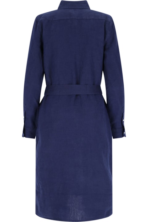 Polo Ralph Lauren Dresses for Women Polo Ralph Lauren Chemisier Midi Dress
