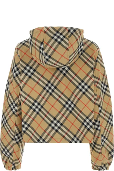 Clothing Sale for Women Burberry Printed Polyester Reversible Jacket