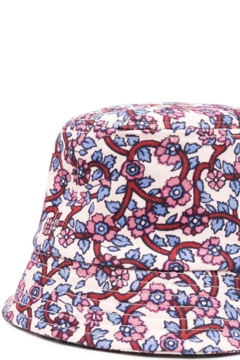 Isabel Marant قبعات لـ السيدات Isabel Marant Floral Printed Bucket Hat