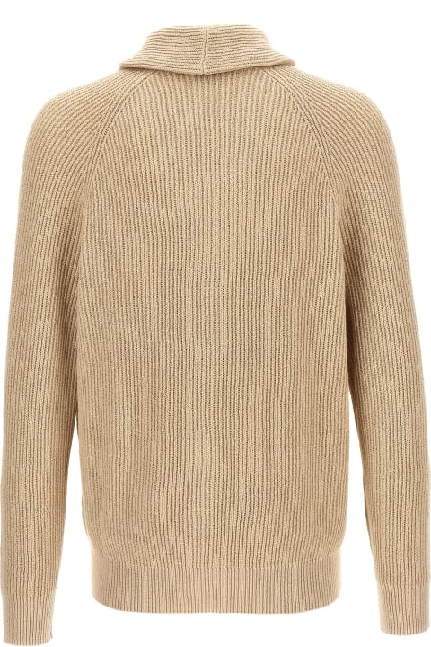 Brunello Cucinelli Sweaters for Men Brunello Cucinelli Logo Buttons Cardigan