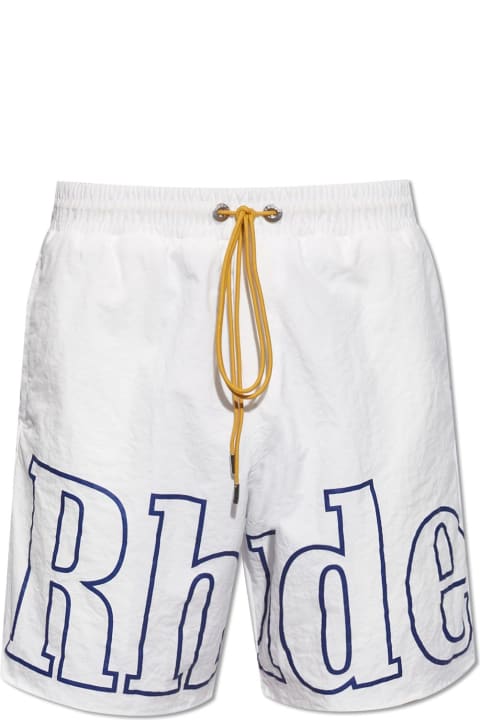 Rhude Men Rhude Rhude Shorts With Logo