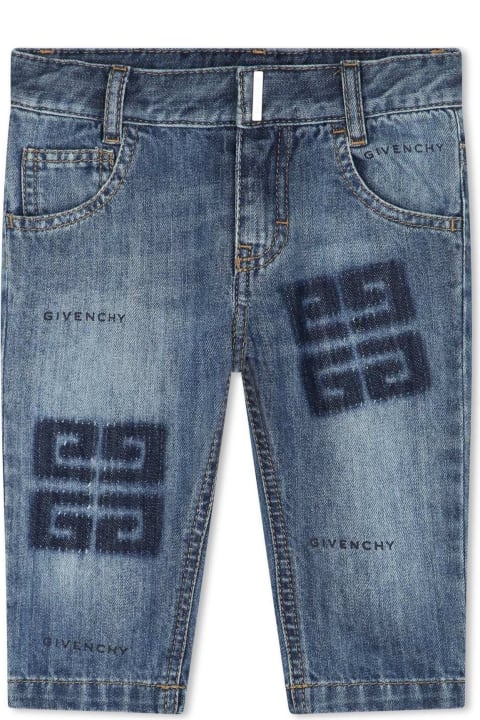Bottoms for Baby Boys Givenchy Givenchy Kids Jeans Blue