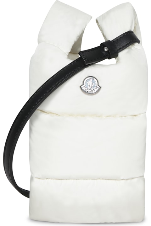 Moncler حقائب توتي لـ السيدات Moncler Cb Legere Small White Bag